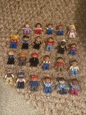LOT OF 23 PEOPLE LEGO DUPLO TOYS