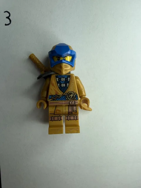 New LEGO® Jay Minifigure - Anniversary Golden Ninja (njo0634) 71738 4002021