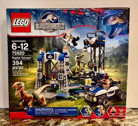 LEGO 75920 Raptor Escape JURASSIC WORLD New Unopened Sealed Set Retired NISB
