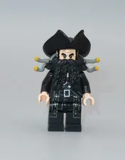 LEGO Blackbeard minifigure Pirates of the Caribbean 4195 Queen Anne's Revenge