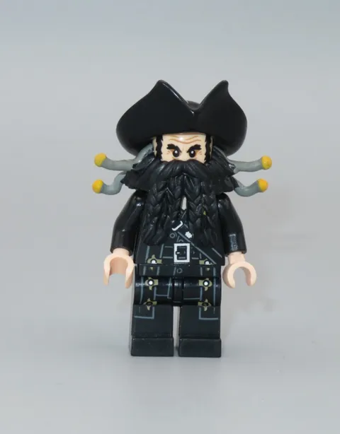 LEGO Blackbeard minifigure Pirates of the Caribbean 4195 Queen Anne's Revenge