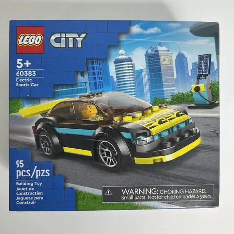 LEGO City Electric Sports Car Building Toy 95 Pieces #60383