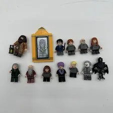 Lot 12 Lego Harry Potter Mini Figures Mirror Rubies Hagrid Quirinus Minerva