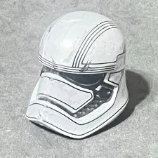 LEGO Part 24203pb01 Large Figure Head Modified Star Wars Captain Phasma Pattern
