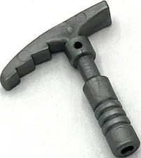 Lego New Flat Silver Minifigure Utensil Ice Axe - 3-Rib Handle Part