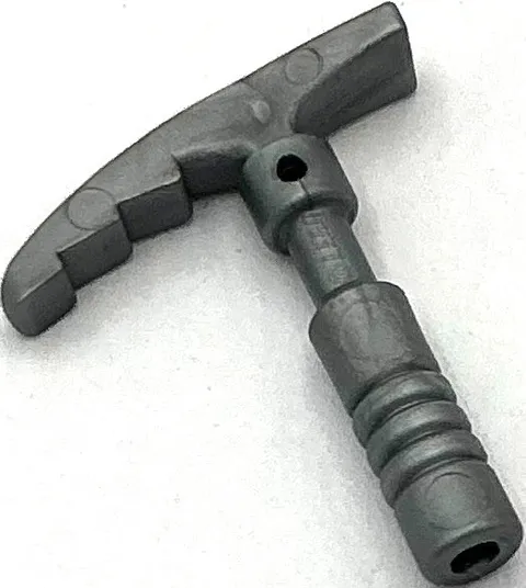 Lego New Flat Silver Minifigure Utensil Ice Axe - 3-Rib Handle Part