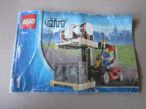Lego City Building Instructions Instruction 7733/1