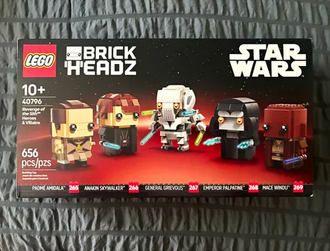 LEGO BrickHeadz Star Wars: Revenge of the Sith Heroes & Villains 40796 Box