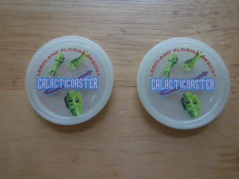LEGOLAND Pop Badge  2026 GLOW IN THE DARK Galacticoaster Badges