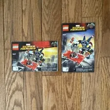 LEGO Super Heroes 76077 (1,2) 76053 (1,2)Instruction Manual Booklets