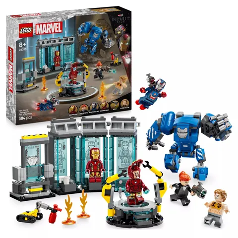Lego Marvel Laboratory Iron Mana. Zbrojownia 76315 Lego