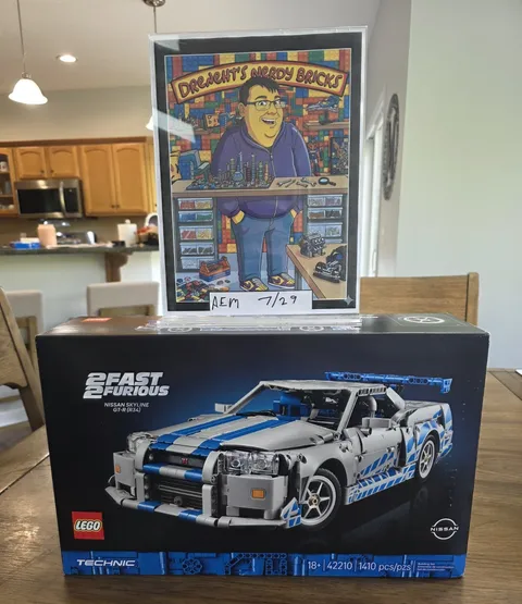 LEGO Technic 42210 2 Fast 2 Furious Nissan Skyline GT-R R34 Box 1410 18+