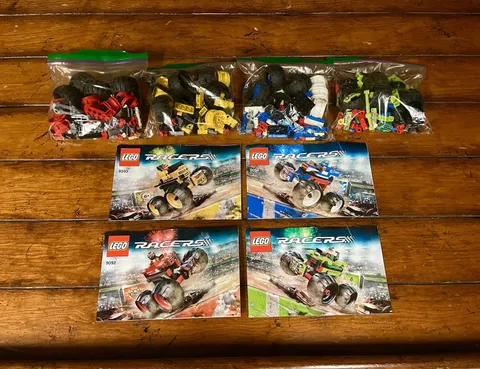 LEGO Racers Monster Trucks FULL Collection 100% Complete + Instructions