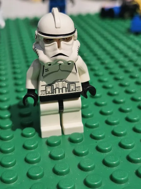 Star Wars LEGO MINIFIG Minifigure sw0126 CLONE TROOPER PHASE 2 7261 7655 RARE!