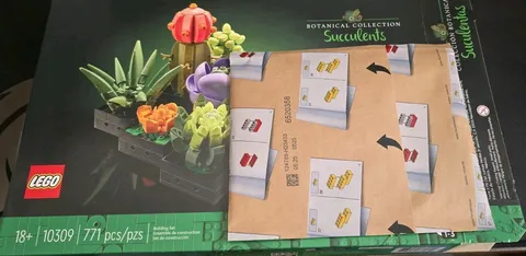 LEGO Succulents Plant Botanicals 10309 Instruction Booklet Set Of 3 Sealed