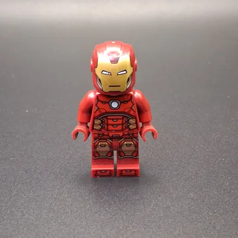 LEGO Minifigure Iron Man sh0974 Marvel Mark 43 Armor Red Gold