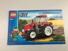 Lego City 7634 Farm Tractor Instruction Manual Good Condition