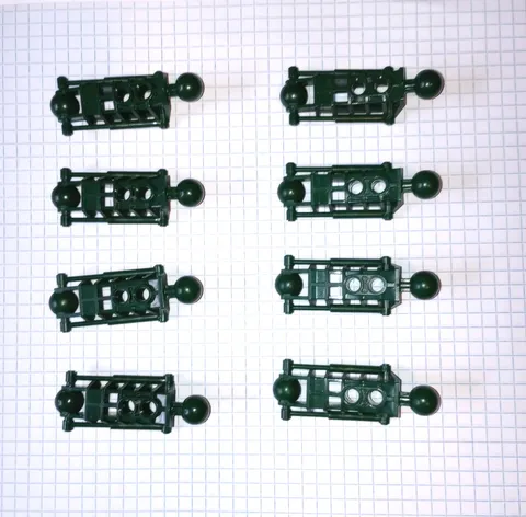 8 Lego 47297 Dark Green Bionicle Toa Metru type Leg Lower Section Genuine Lego 8