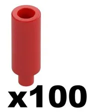 Lego 100 New Red Candle Sticks Minifigure Holiday Christmas Tool Part 37762 RD22