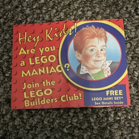 LEGO Promotional Illustrated Advertising Insert Booklet "Hey Kid!" English