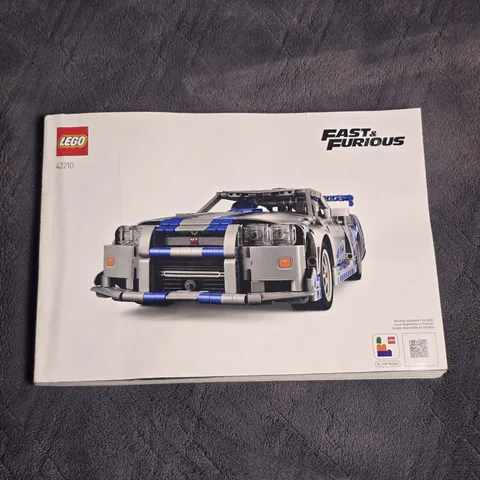 LEGO Technic Fast & Furious Nissan Skyline GT-R Instruction Manual -Booklet Only