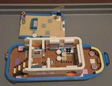LEGO Friends Canal Houseboat, Theater,restaurant Pieces Lot See Pictures. 