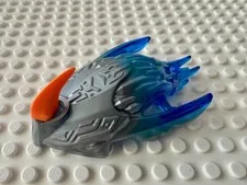 LEGO Bionicle Creature Head / Mask with Marbled Trans-Dark Blue 24162pb05