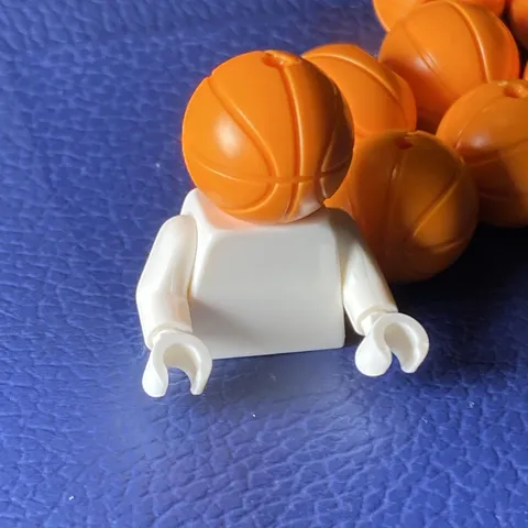 Bulk Lot Lego Heads Basketball Ball  X10