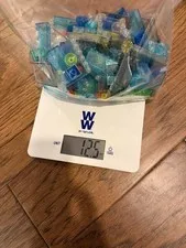 misc Transparent, Clear, And Neon Legos 12.5 Oz