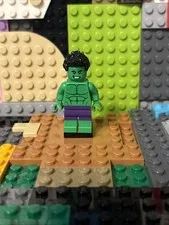 LEGO Hulk Minifigure, Dark Purple Pants Spiked Hair 76287 sh0982