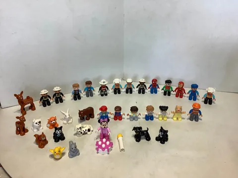 Lot of 35 Lego Duplo Figures People & Animals