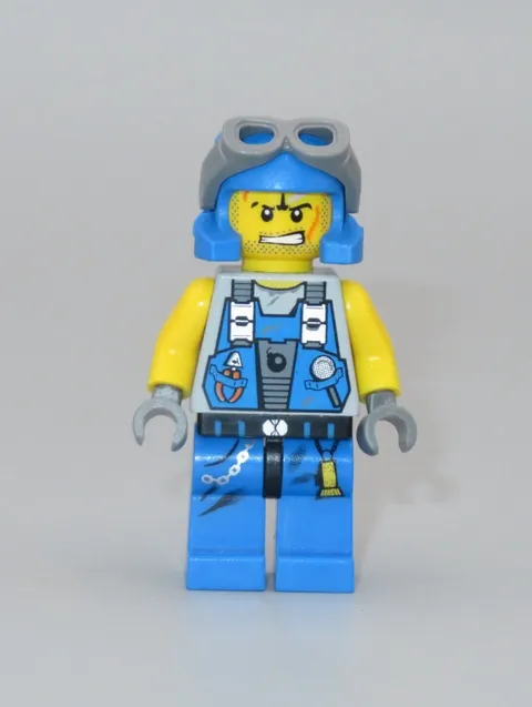LEGO Power Miners Rex guy minifigure 8963