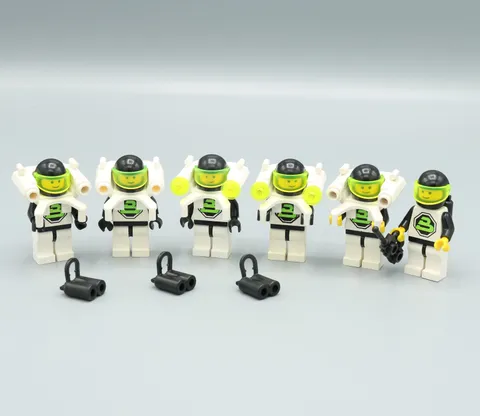 LEGO BLACKTRON II Minifigure Lot x6 Vintage Mini Figure SP002 SP055 Tank Jetpack