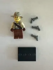 LEGO Minifigure Series 1 Cowboy (complete), CMF Series 8683
