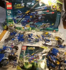 Lego Alien Conquest Jet-Copter 7067  Incomplete Set  Unopened Bags + Extras READ