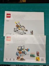 LEGO 77037 Horizon Adventures Shell-Walker & Sawtooth -Builds Only-