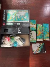 LEGO World Map 31203 Complete with Box and Instructions - Partial Built
