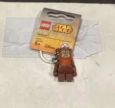 LEGO Star Wars Wicket the Ewok Minifigure Keychain – RoTJ – Retired