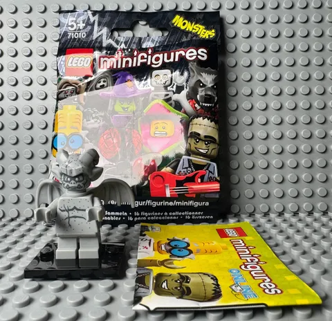 LEGO SERIES 14 MONSTERS -- GARGOYLE MINIFIGURE WITH INSTRUCTIONS COL14-10 NEW