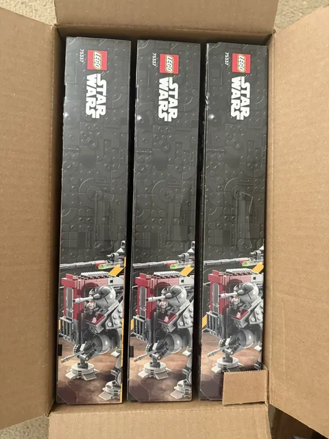 Lego Star Wars AT-TE Walker Set 75337 Original Factory Box (3 Pack) Collectors