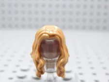 LEGO Medium Nougat Hair Minifig Long Curly Over the Shoulder AC