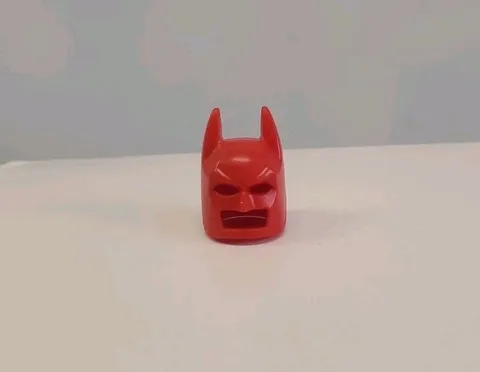 LEGO Batman Minifigure Red Headgear Mask Cowl Part Rare