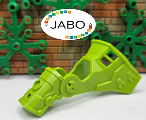 (S18/6/4) LEGO Hero Factory 87798 Leg Armor Protection Lime Green