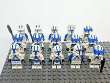 LEGO Star Wars Minifigure - 501st Legion Clone Trooper w Helmet Hole Lot of 15