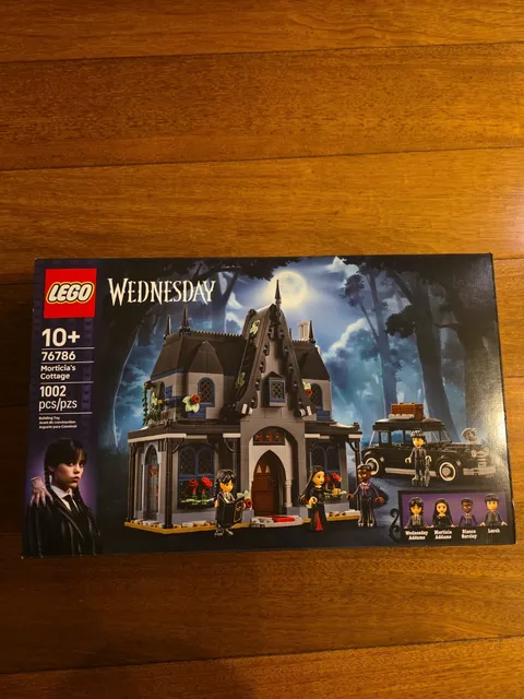 LEGO Wednesday Morticia's Cottage Building Toy, 1002 Pieces, For Ages 10+