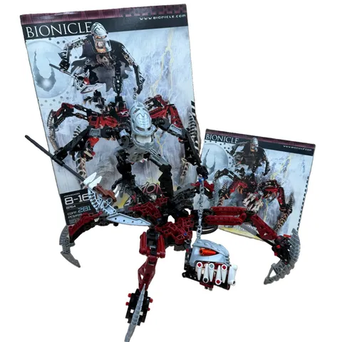 LEGO BIONICLE: Vezon & Fenrakk (8764) No Cape Very Rare 99% Complete