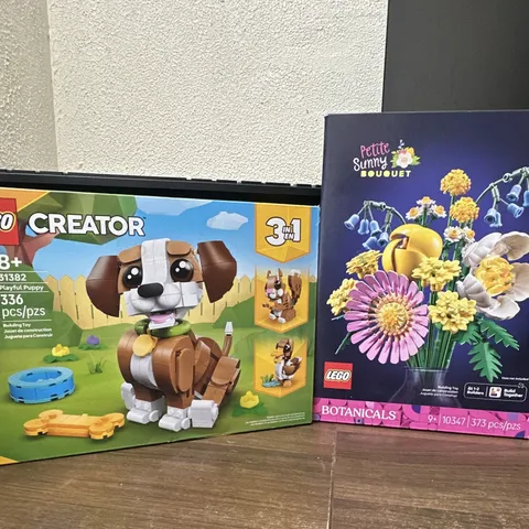 LEGO Creator 3 In 1 Playful Puppy and  Botanicals Petit Bouquet 40696 