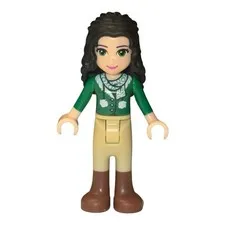 LEGO Friends Minifigure frnd180 EMMA Tan Pants Sweater Scarf Advent 2016 41131