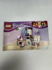 Lego Friends 41115 Emma’s Creative Workshop Instruction Manual Booklet ONLY