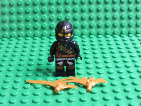 Lego Cole Jungle Robe 70747 71207 Tournament of Elements Ninjago Minifigure TL23